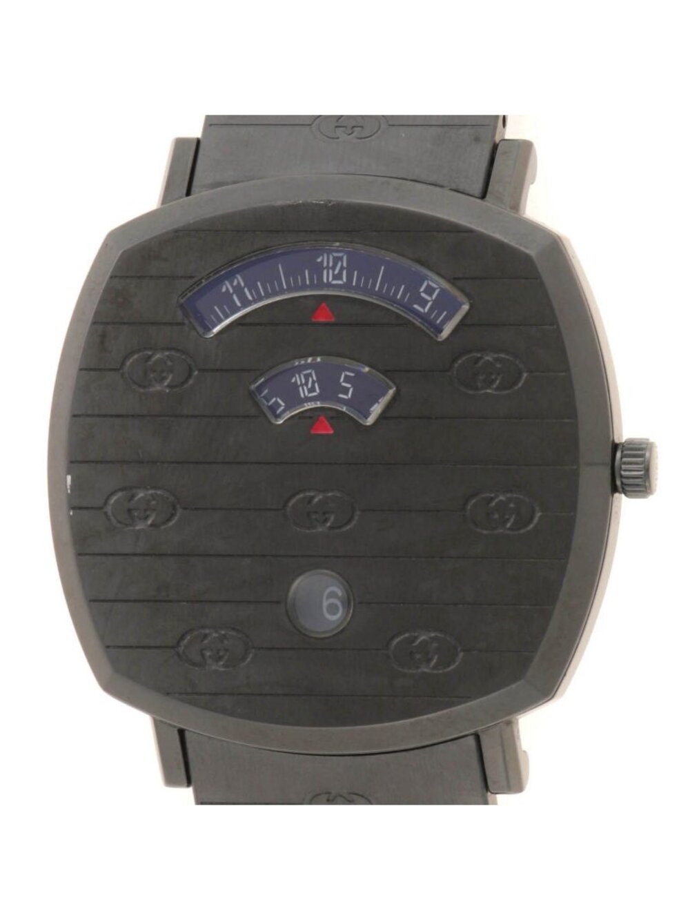 Gucci Grip 157.3 Watch Stainless Steel Black